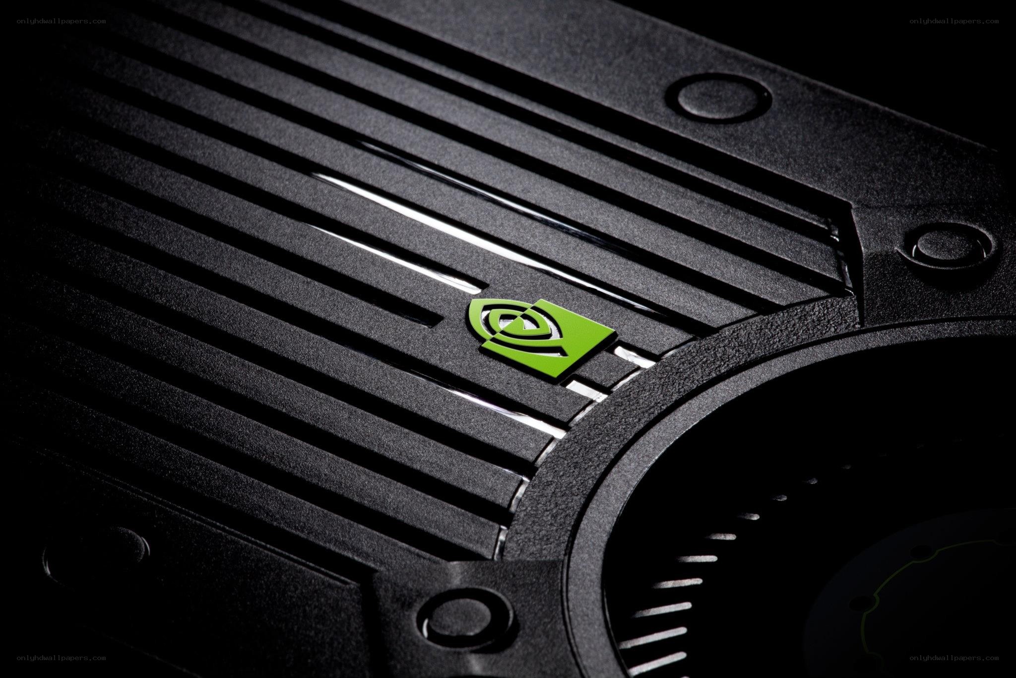 NVIDIA graphics card close-up