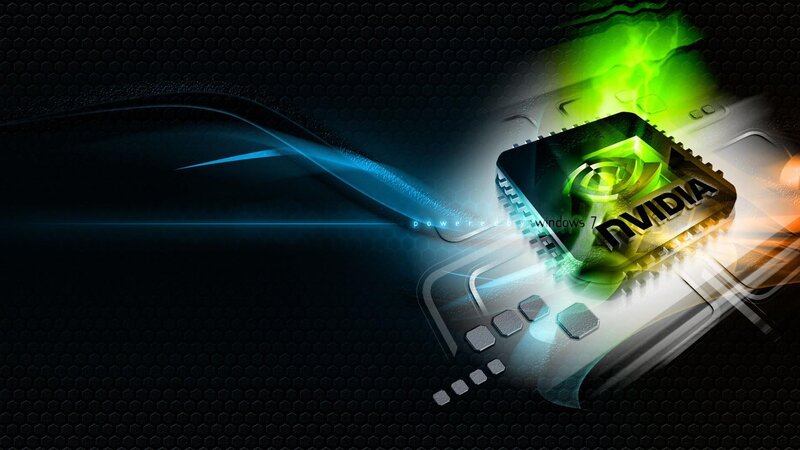 NVIDIA Graphics Chip — Black, Dramatic, Digital Art