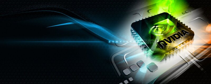 NVIDIA Graphics Chip — Black, Dramatic