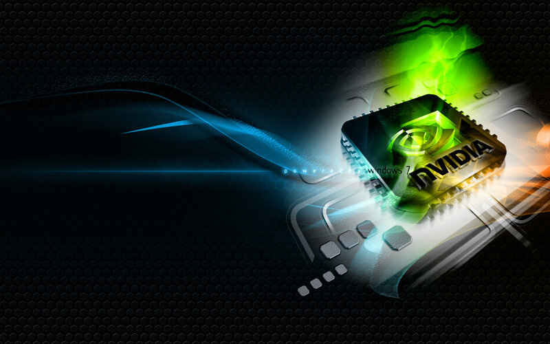 NVIDIA Graphics Chip — Black