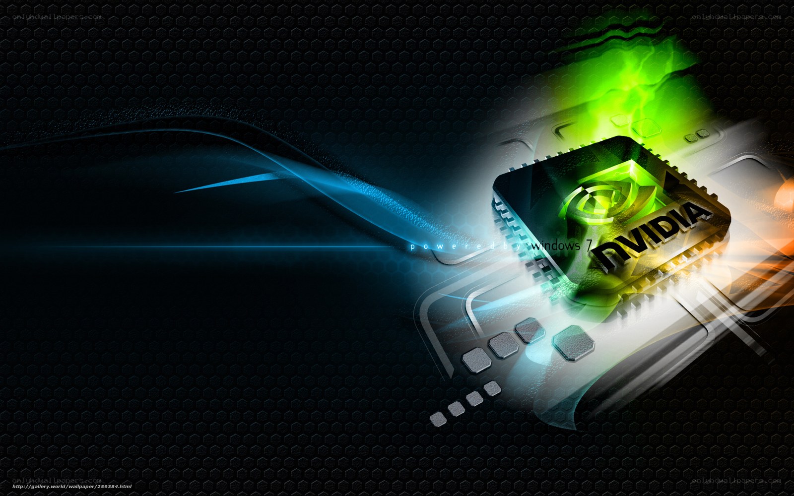 NVIDIA graphics chip wallpaper