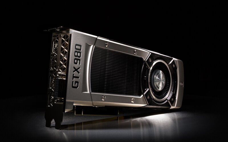NVIDIA GTX 980 Graphics Card — Black, Dramatic