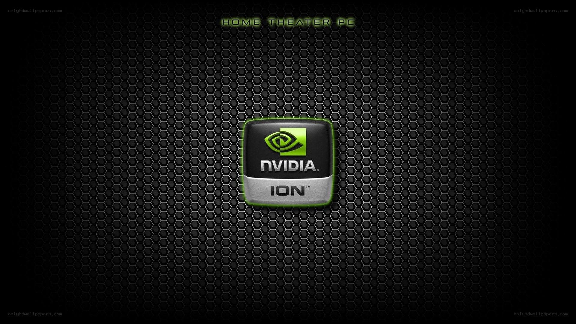 NVIDIA ION logo on dark background