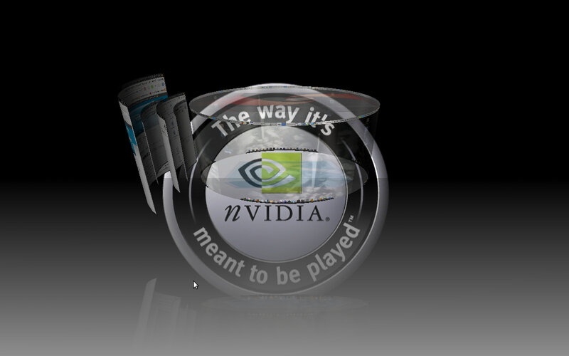 NVIDIA logo animation