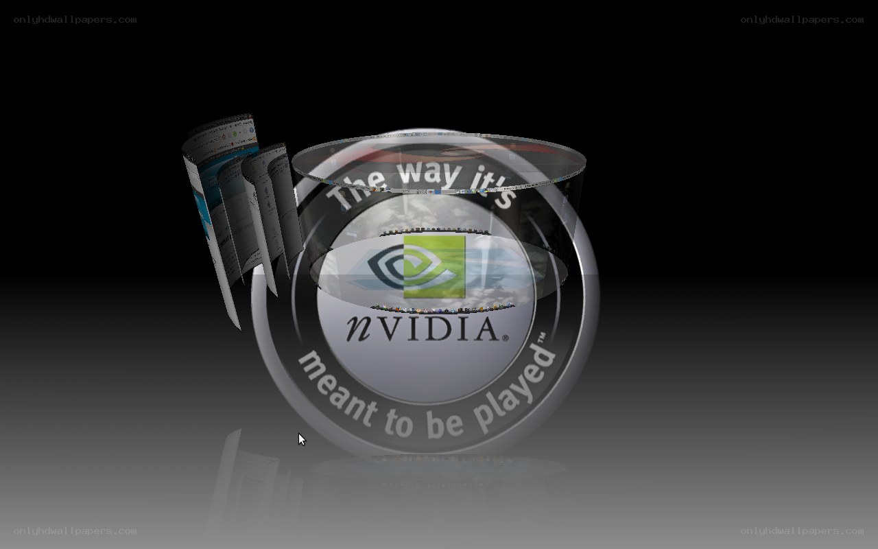 NVIDIA logo animation