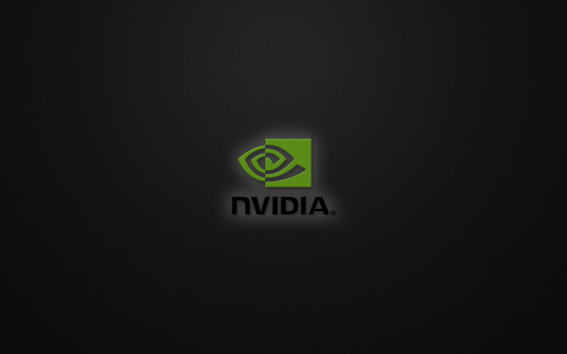 NVIDIA Logo — Black, Dark