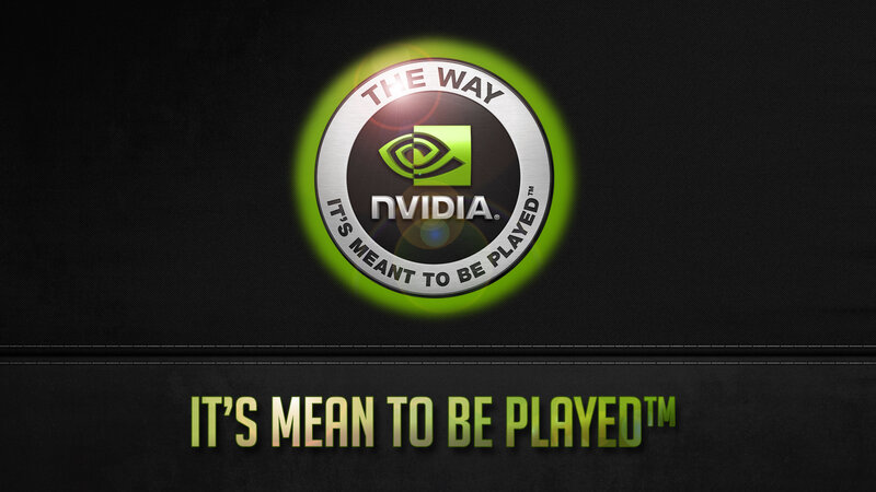 NVIDIA Logo — Black, Dramatic