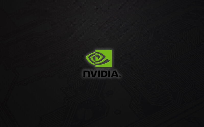 NVIDIA Logo — Black, Technical