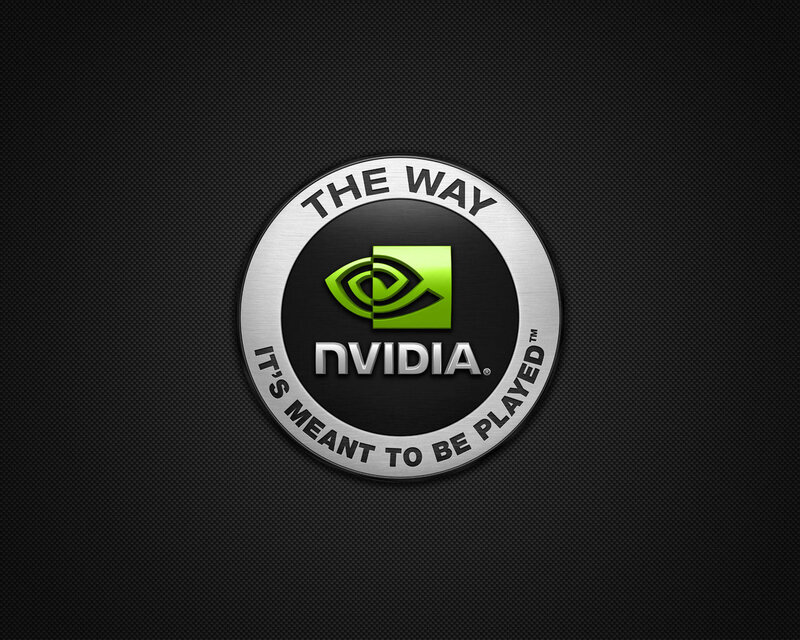 NVIDIA Logo — Black