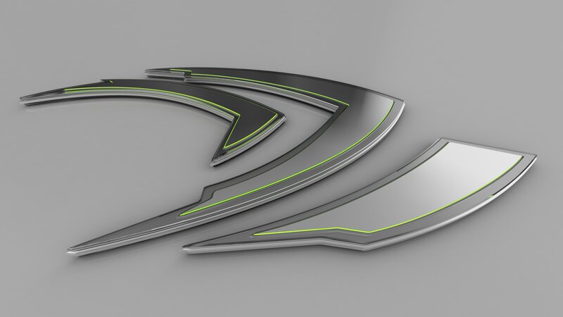 NVIDIA Logo Design — Gray