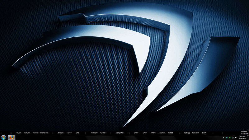 NVIDIA logo desktop background