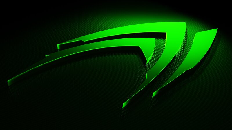 NVIDIA Logo — Green, Dark