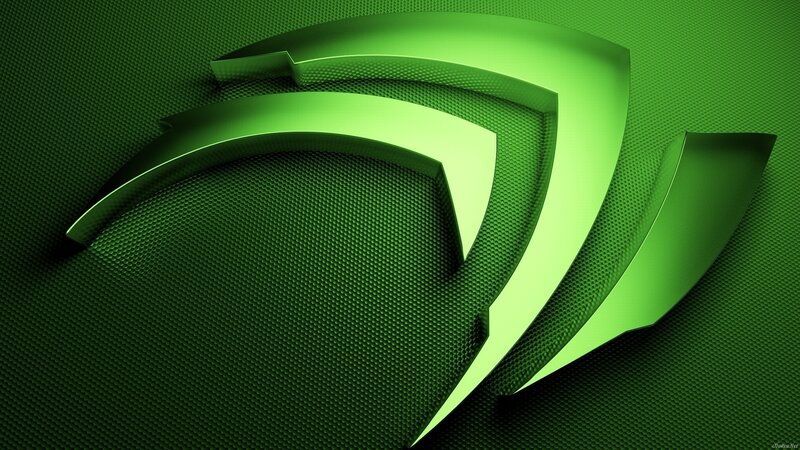 NVIDIA Logo — Green, Technological, 3d Render