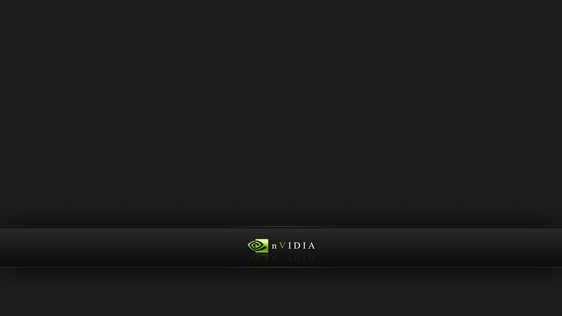 NVIDIA Logo on Black — Neutral