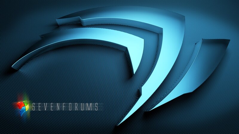 NVIDIA logo on blue mesh
