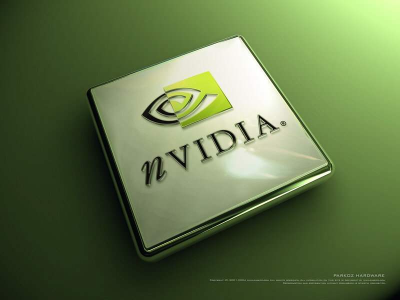 NVIDIA Logo on Chip