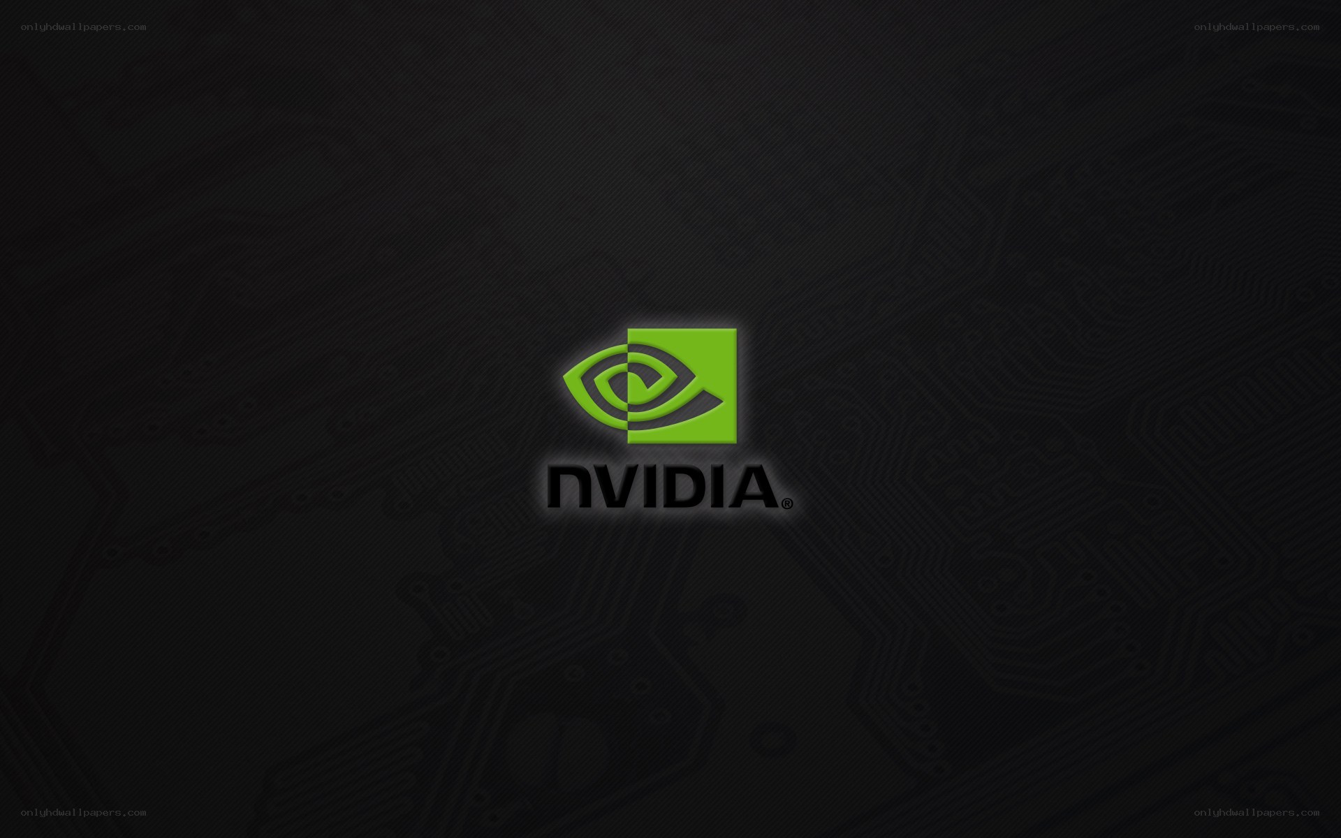 NVIDIA logo on circuit board