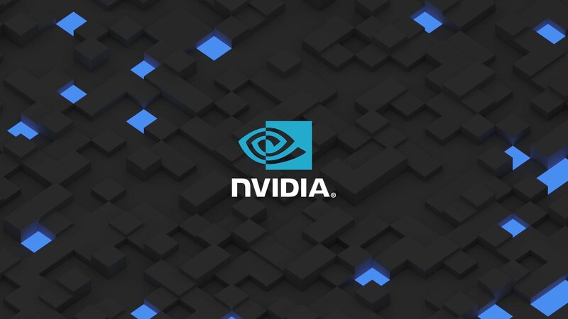 NVIDIA Logo on Cubes