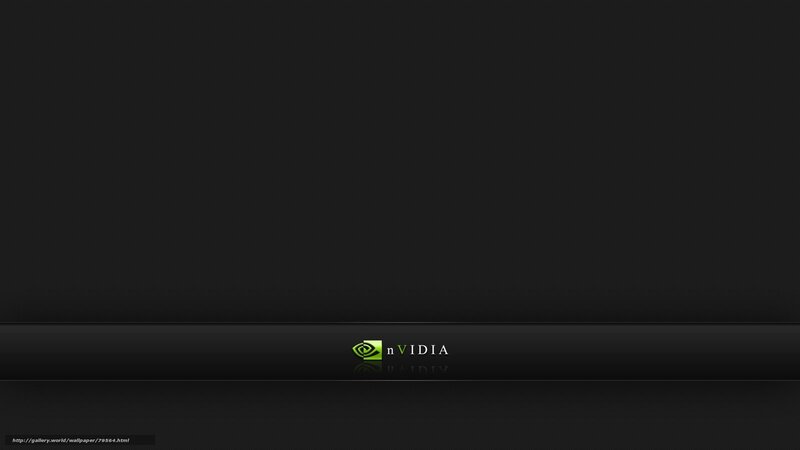 NVIDIA logo on dark background