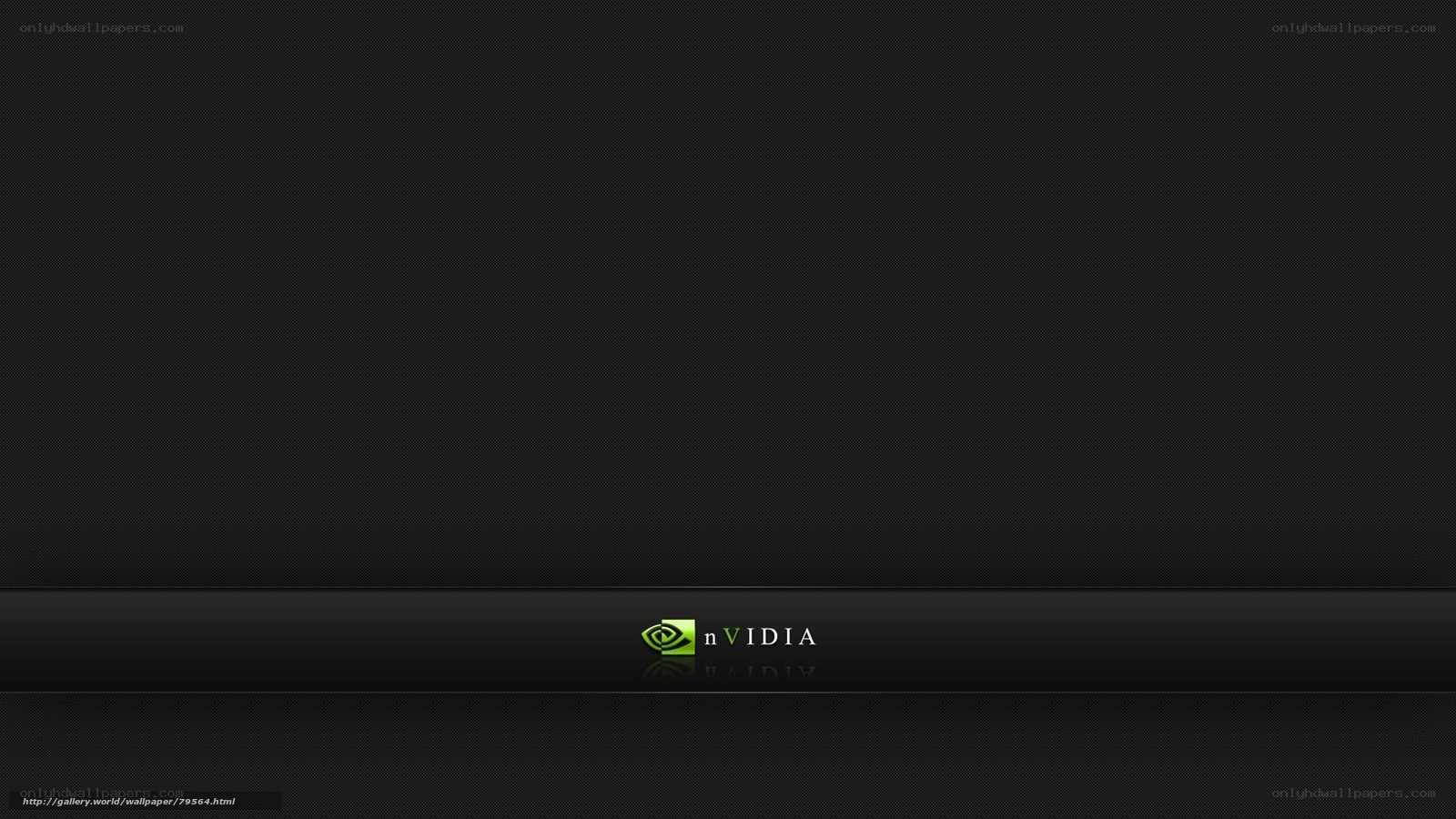 NVIDIA logo on dark background
