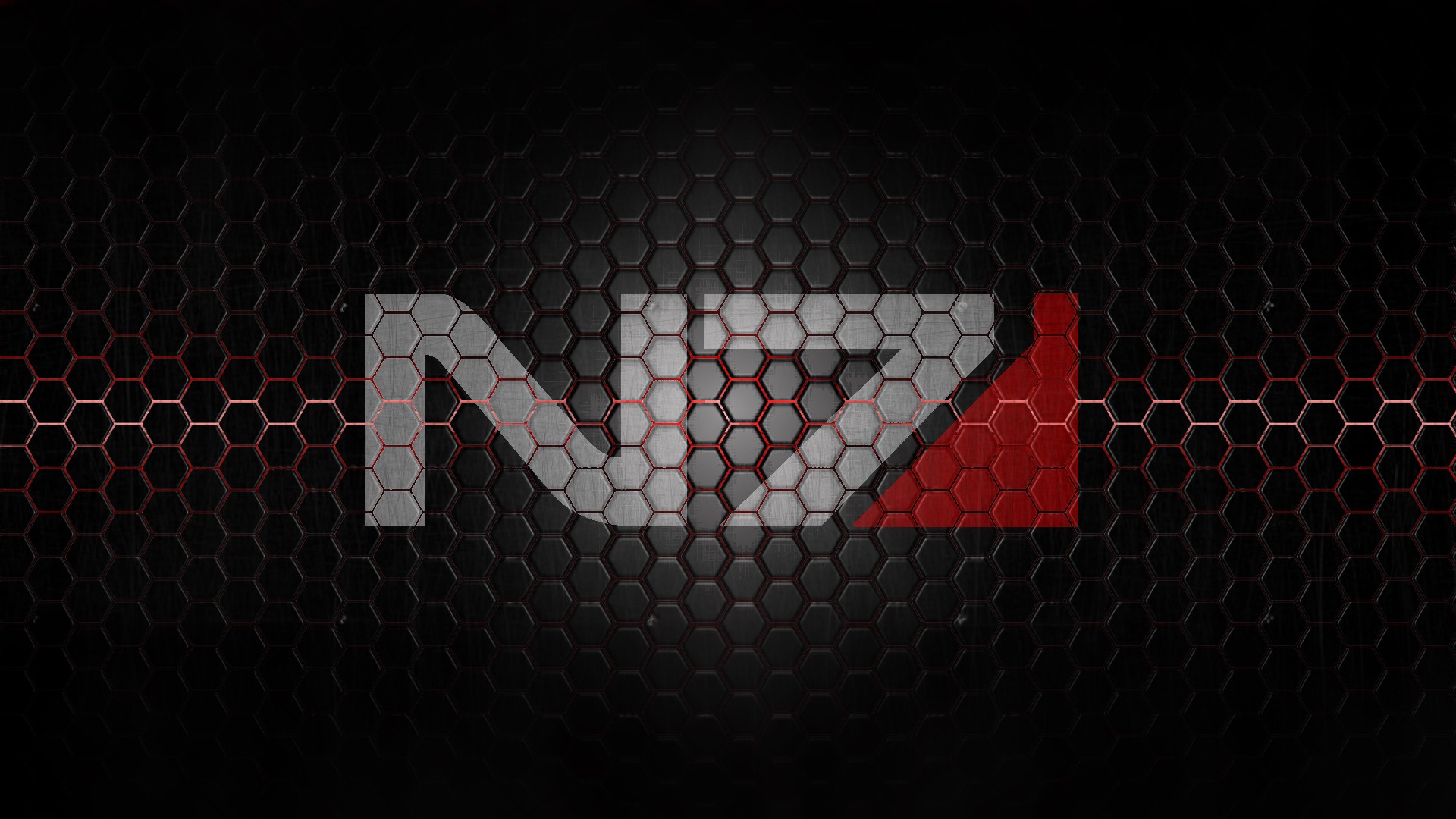 NVIDIA logo on hexagonal background