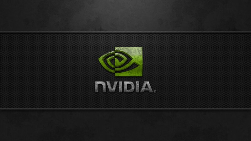 NVIDIA Logo on Mesh — Black