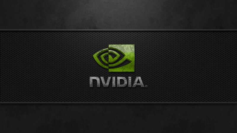 NVIDIA Logo on Mesh