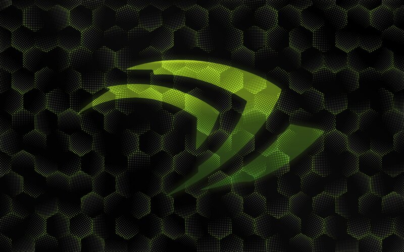 NVIDIA Logo on Pattern