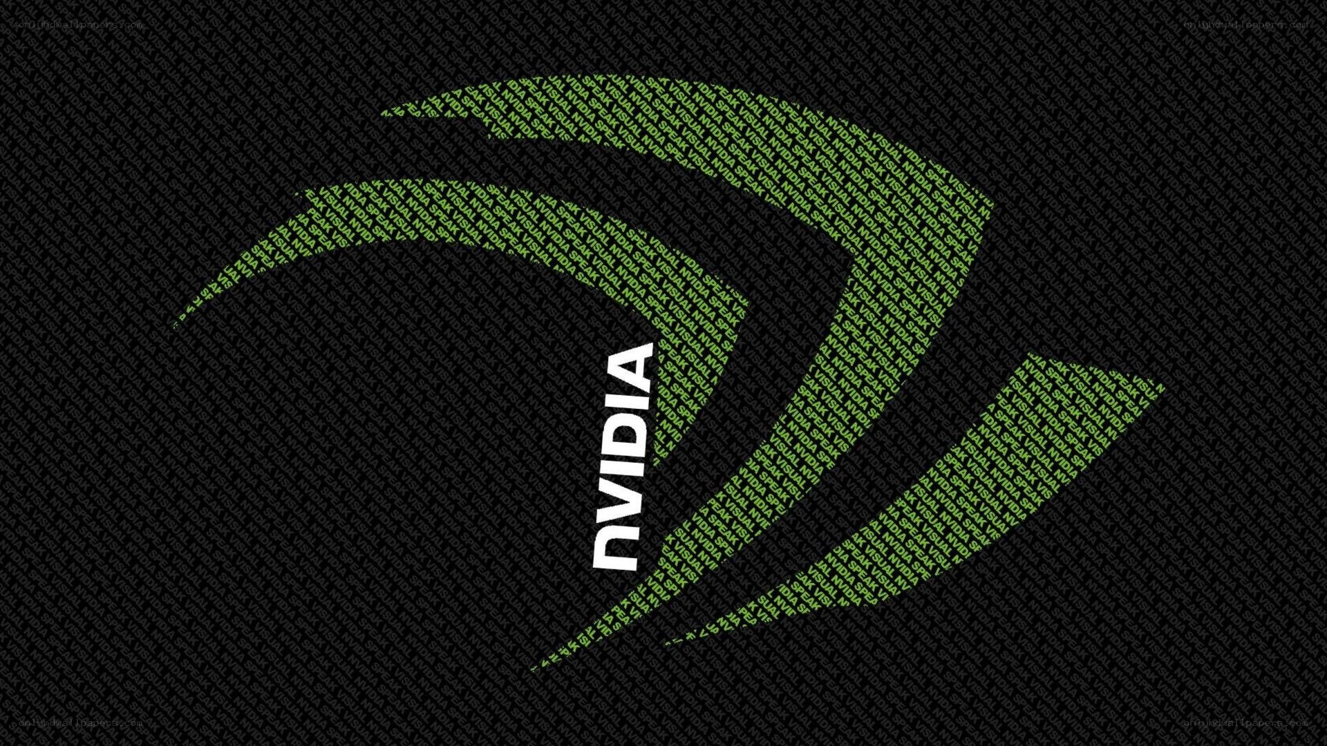 NVIDIA logo wallpaper