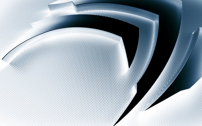 NVIDIA Logo — White