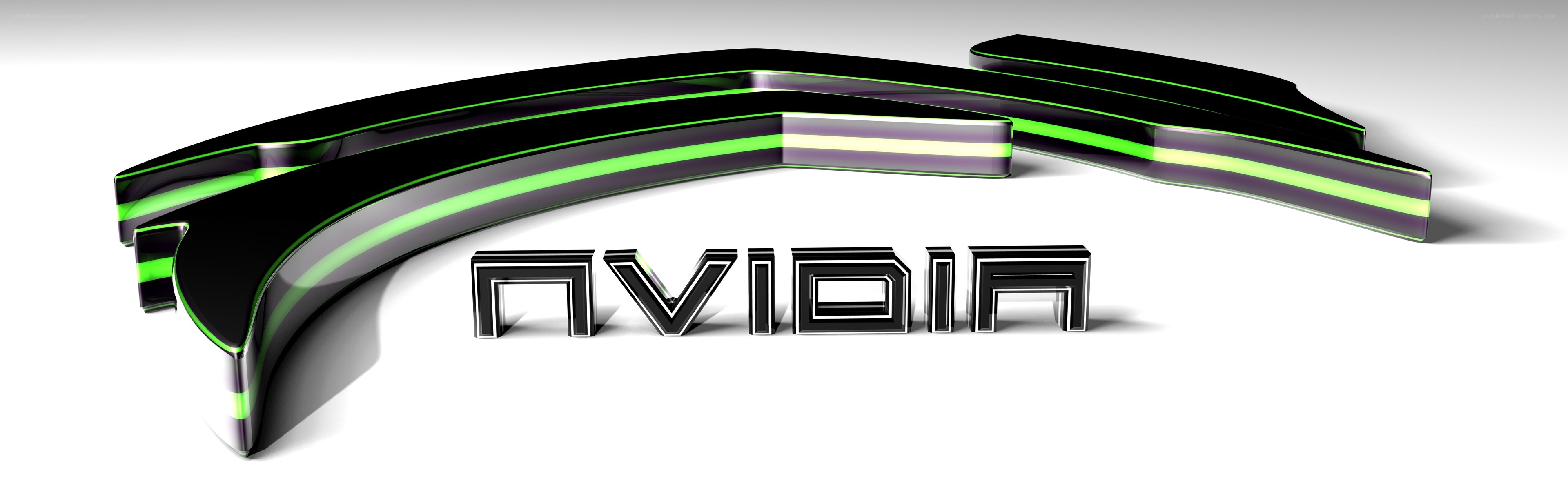 NVIDIA logo with green accents