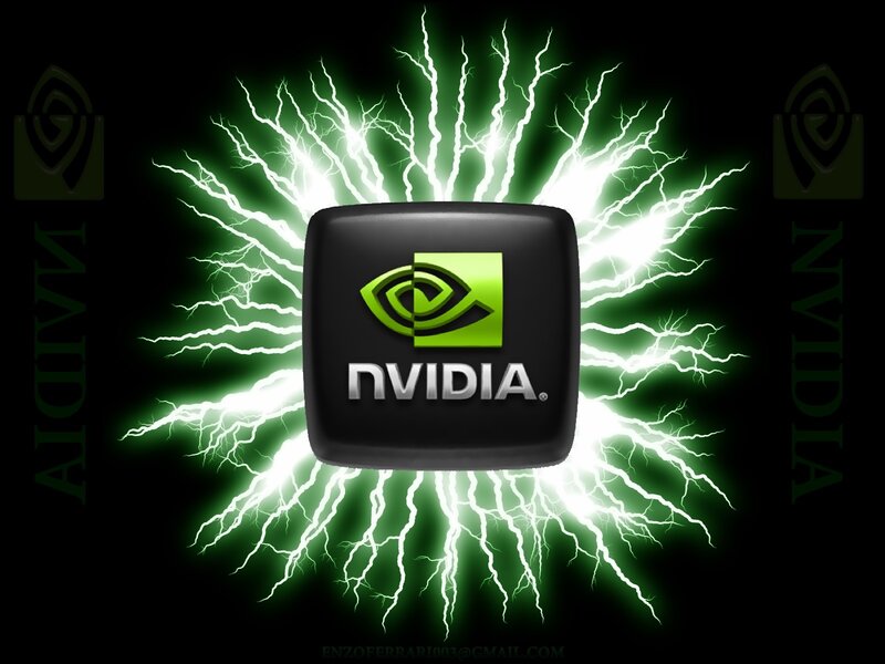 NVIDIA Logo with Lightning