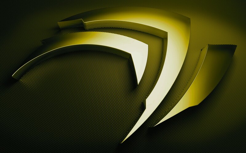 NVIDIA Logo — Yellow