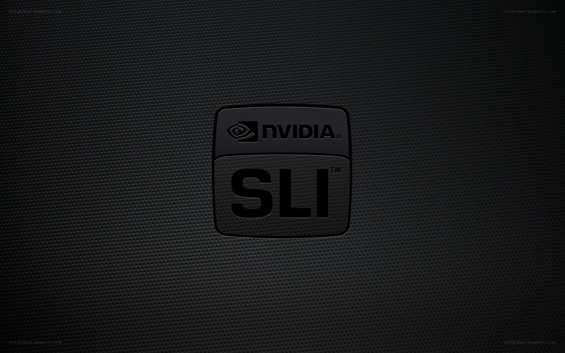 NVIDIA SLI logo on black