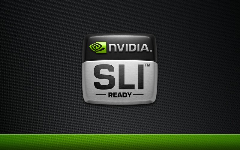 NVIDIA SLI Ready Logo — Black