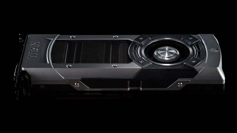 NVIDIA Titan Graphics Card — Black, Dramatic, Photograph, Fan