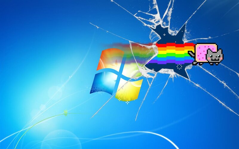 Nyan Cat Flying
