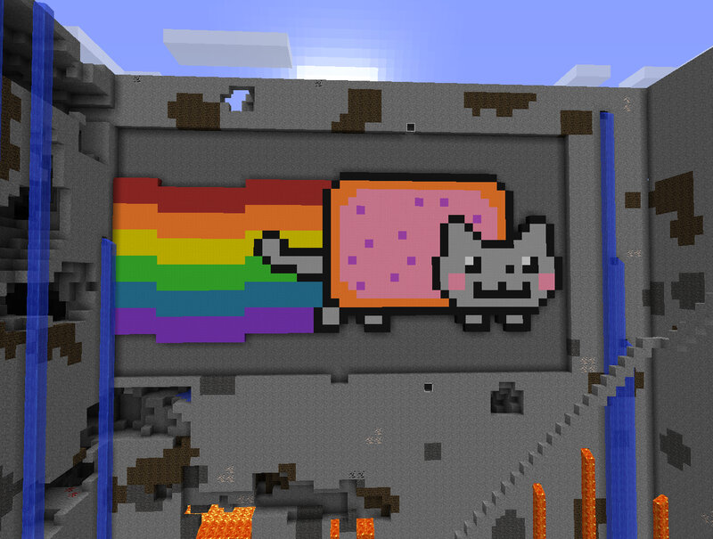 Nyan Cat in Minecraft