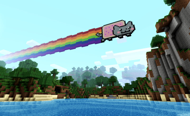 Nyan Cat in Minecraft