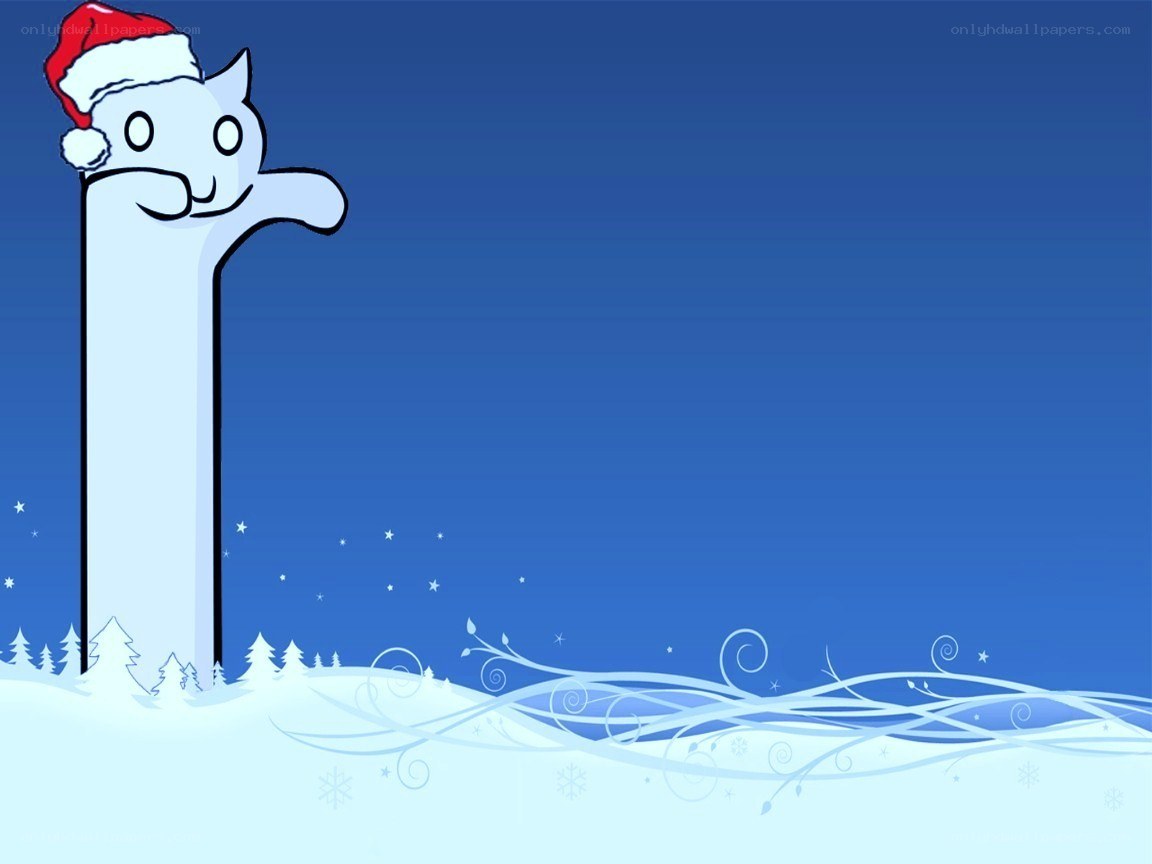 Nyan Cat in Santa hat