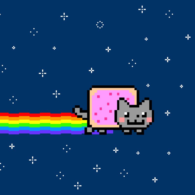 Nyan Cat in space