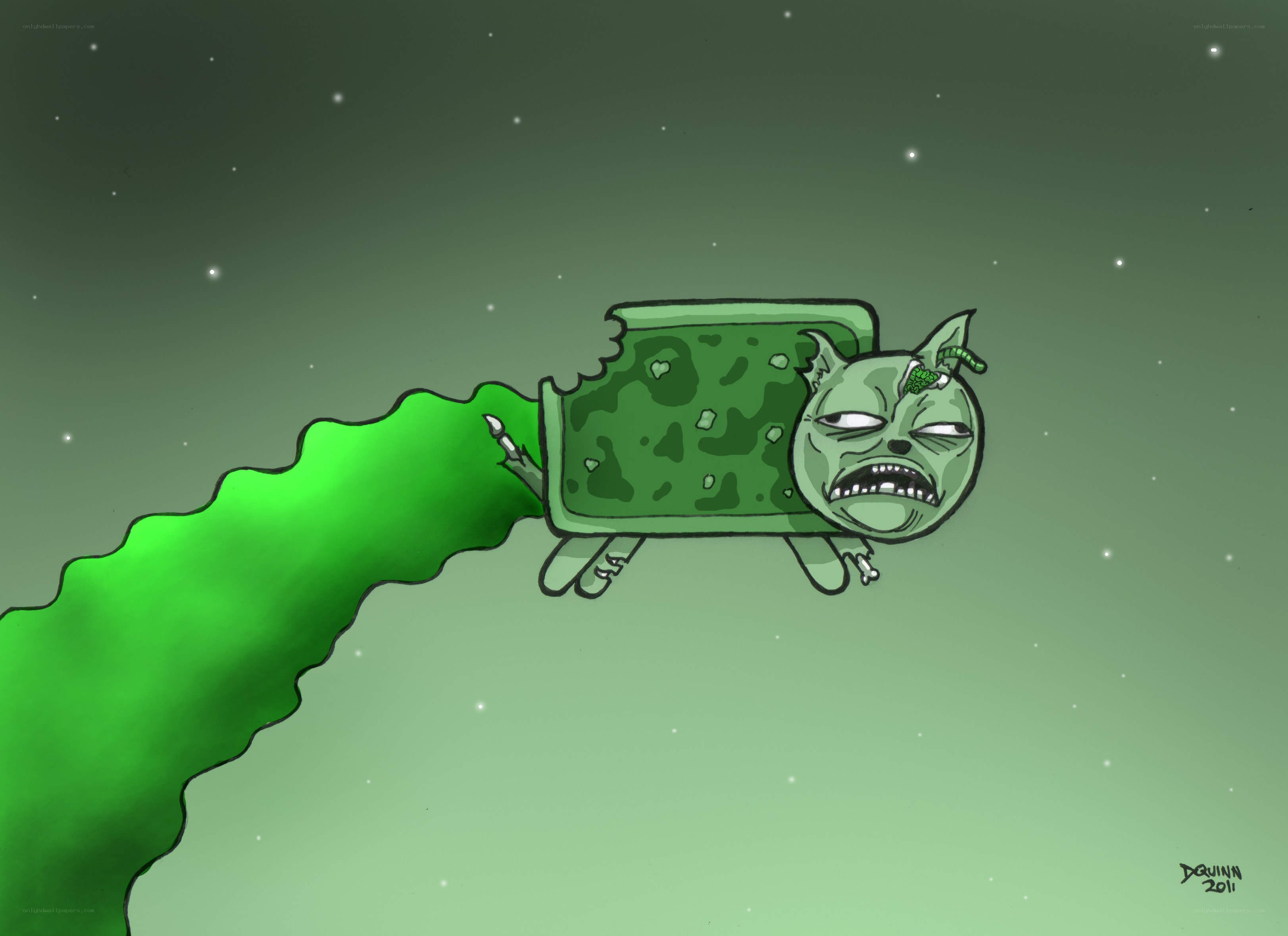 Nyan Cat in space