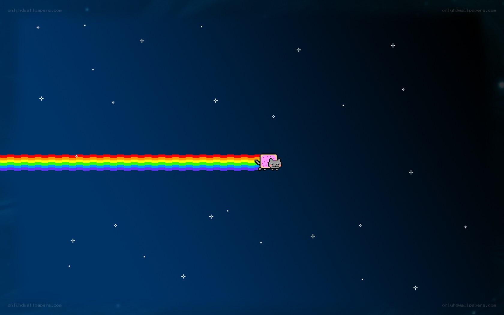 Nyan Cat in space
