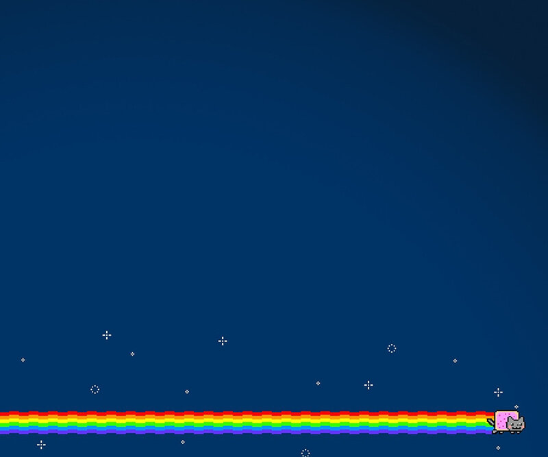 Nyan Cat in space