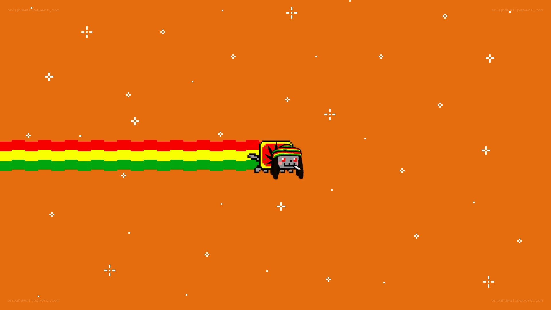 Nyan Cat in space