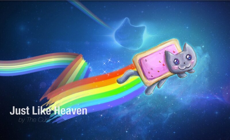 Nyan Cat in space