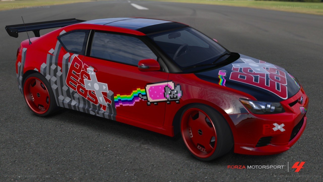 Nyan Cat race car