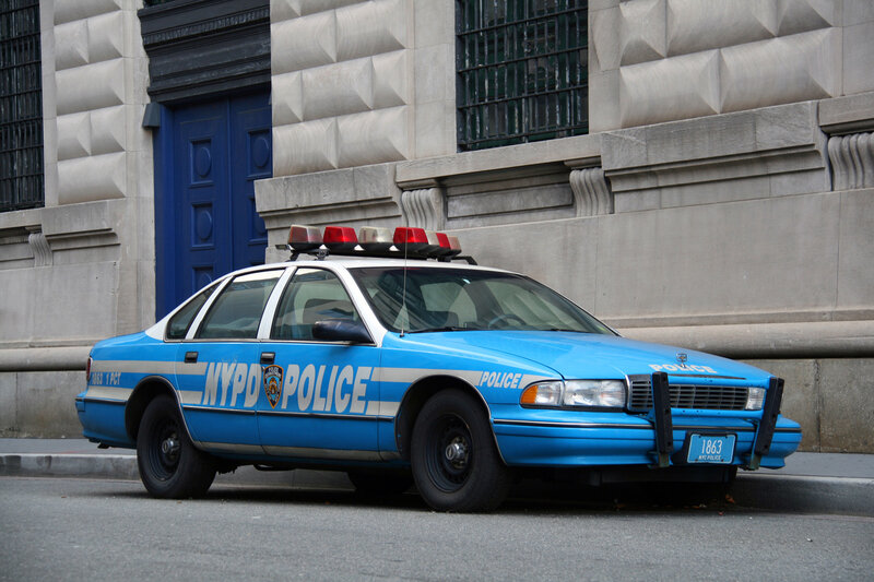 NYPD Police Car — Blue