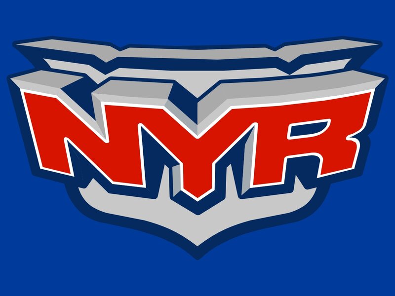 NYR Logo on Blue