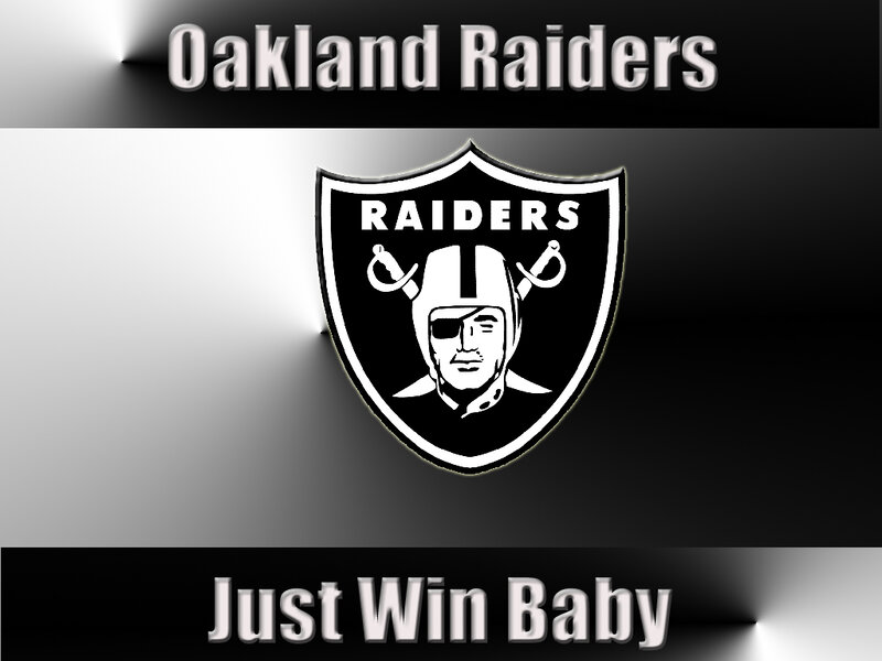 Oakland Raiders Logo — Black, Dramatic